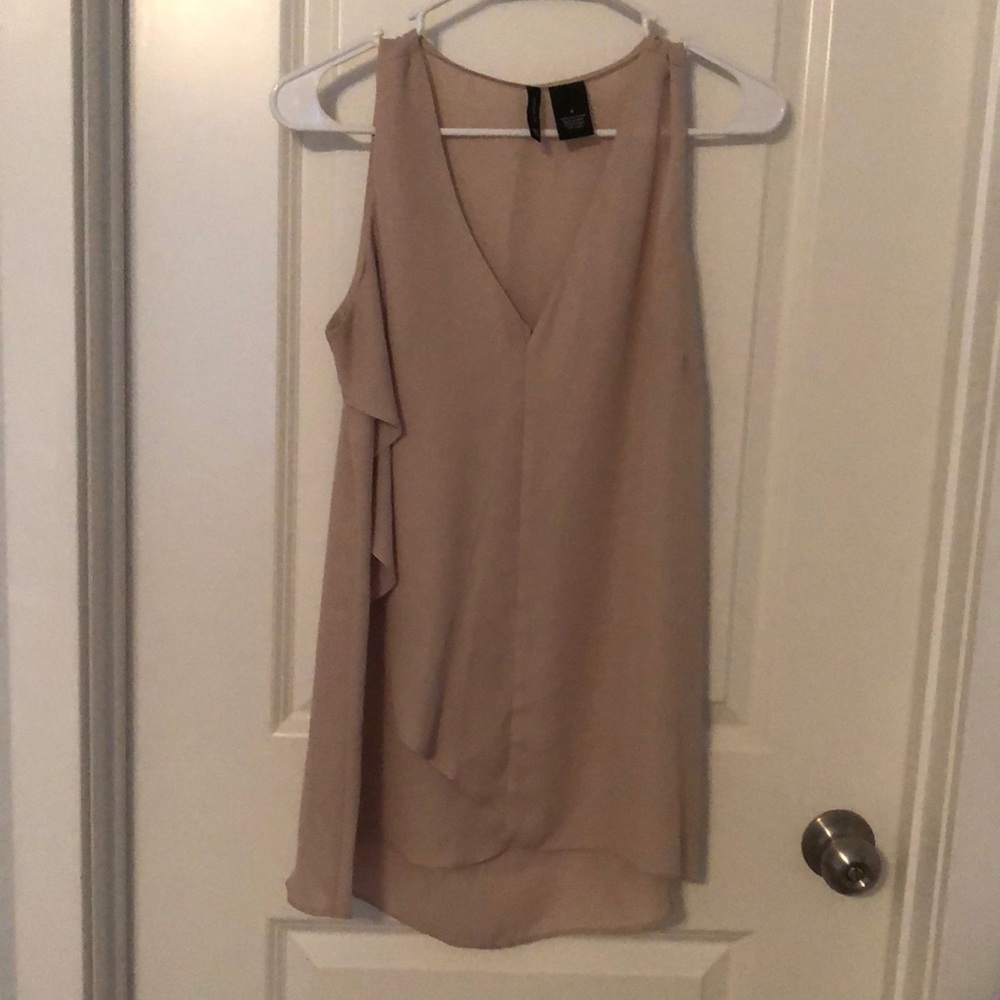 Tan blouse